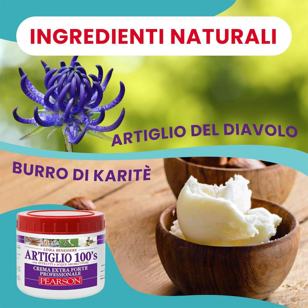 ARTIGLIO 100'S CREMA PROFESSIONALE EXTRAFORTE CAVALLO 500ml