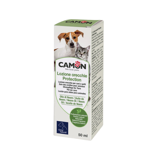 CAMON LOZIONE ORECCHIE OLIO DI NEEM PER CANI E GATTI 50ml