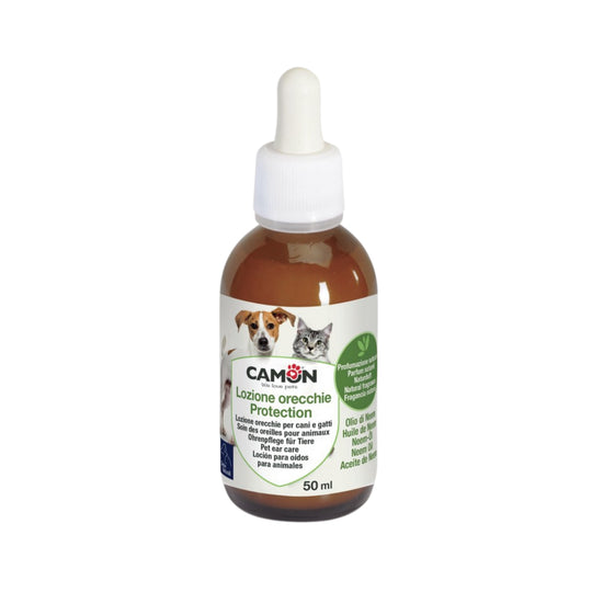 CAMON LOZIONE ORECCHIE OLIO DI NEEM PER CANI E GATTI 50ml