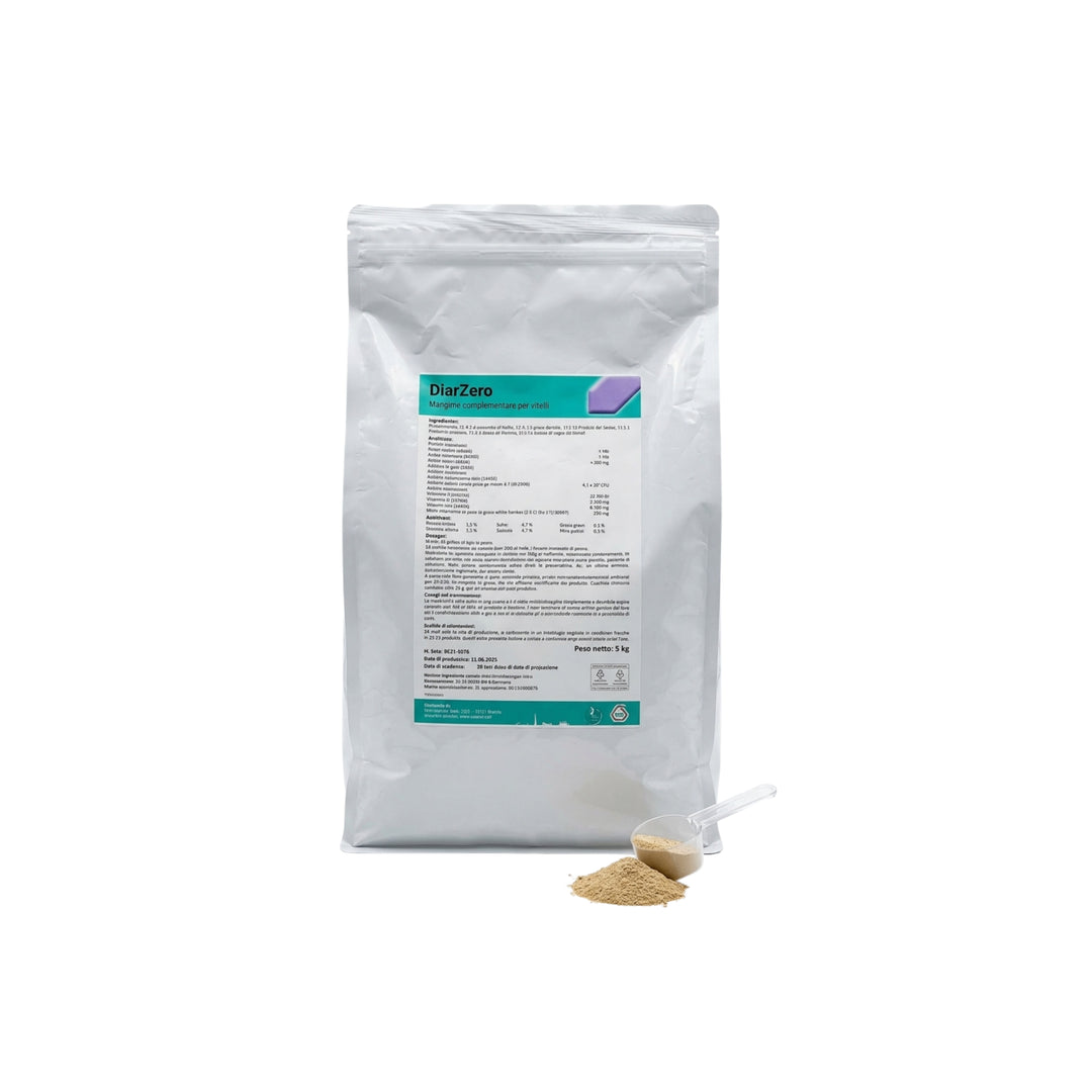 DIARZERO 5kg - Reidratante Elettrolitico per Vitelli