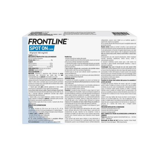FRONTLINE SPOT ON CANI 20/40 Kg 3 pip