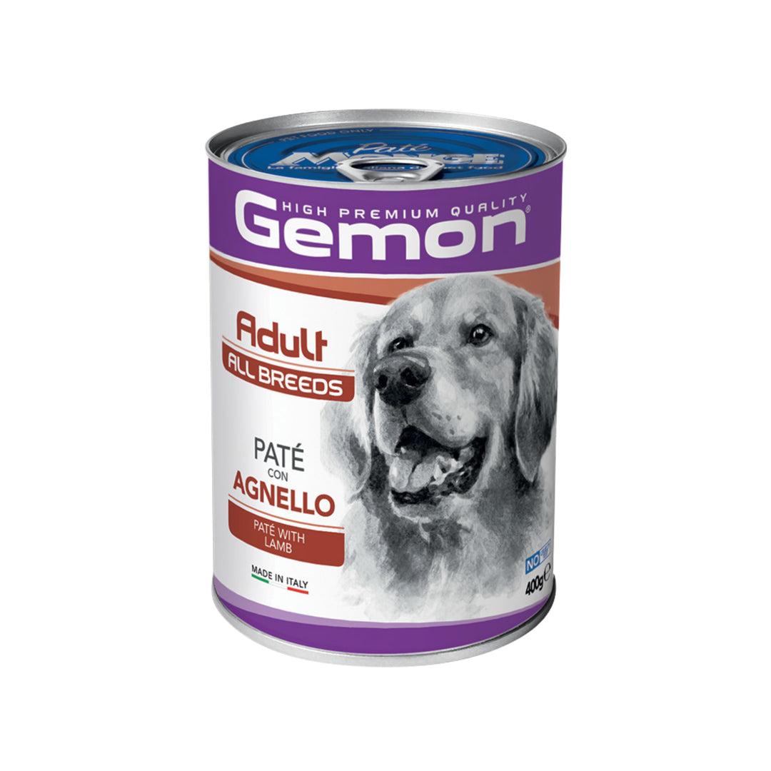 GEMON CANE ADULT ALL BREEDS PATÈ CON AGNELLO 400g