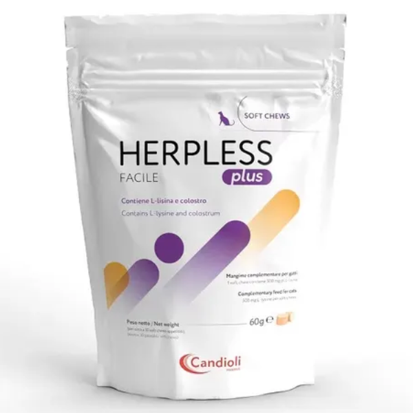 HERPLESS PLUS FACILE 60 gr – Trattamento dell’herpes nel gatto