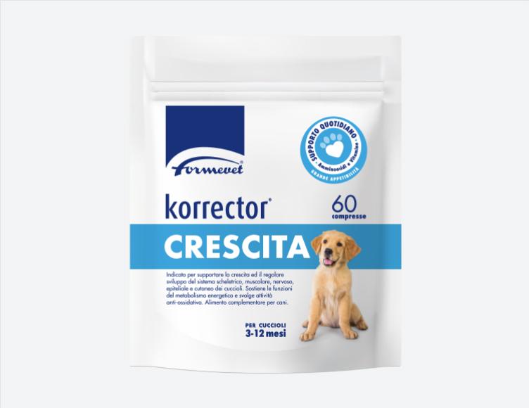 KORRECTOR CRESCITA (60 cpr) – Integratore per cuccioli di cane e gatto