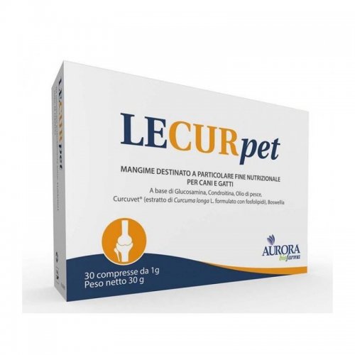 LECURpet 30 cpr - Integratore Per Articolazioni di Cani e Gatti