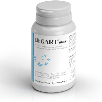 LEGART MAXI 60 cpr – Integratore Articolare Per Cani Medio/Grandi