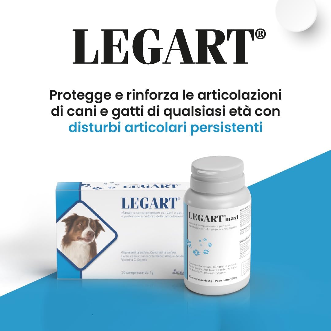 LEGART MAXI 60 cpr – Integratore Articolare Per Cani Medio/Grandi