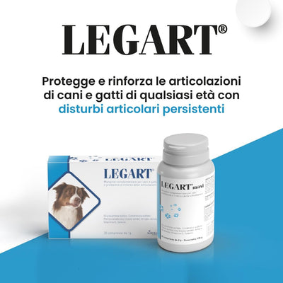 LEGART MAXI 60 cpr – Integratore Articolare Per Cani Medio/Grandi