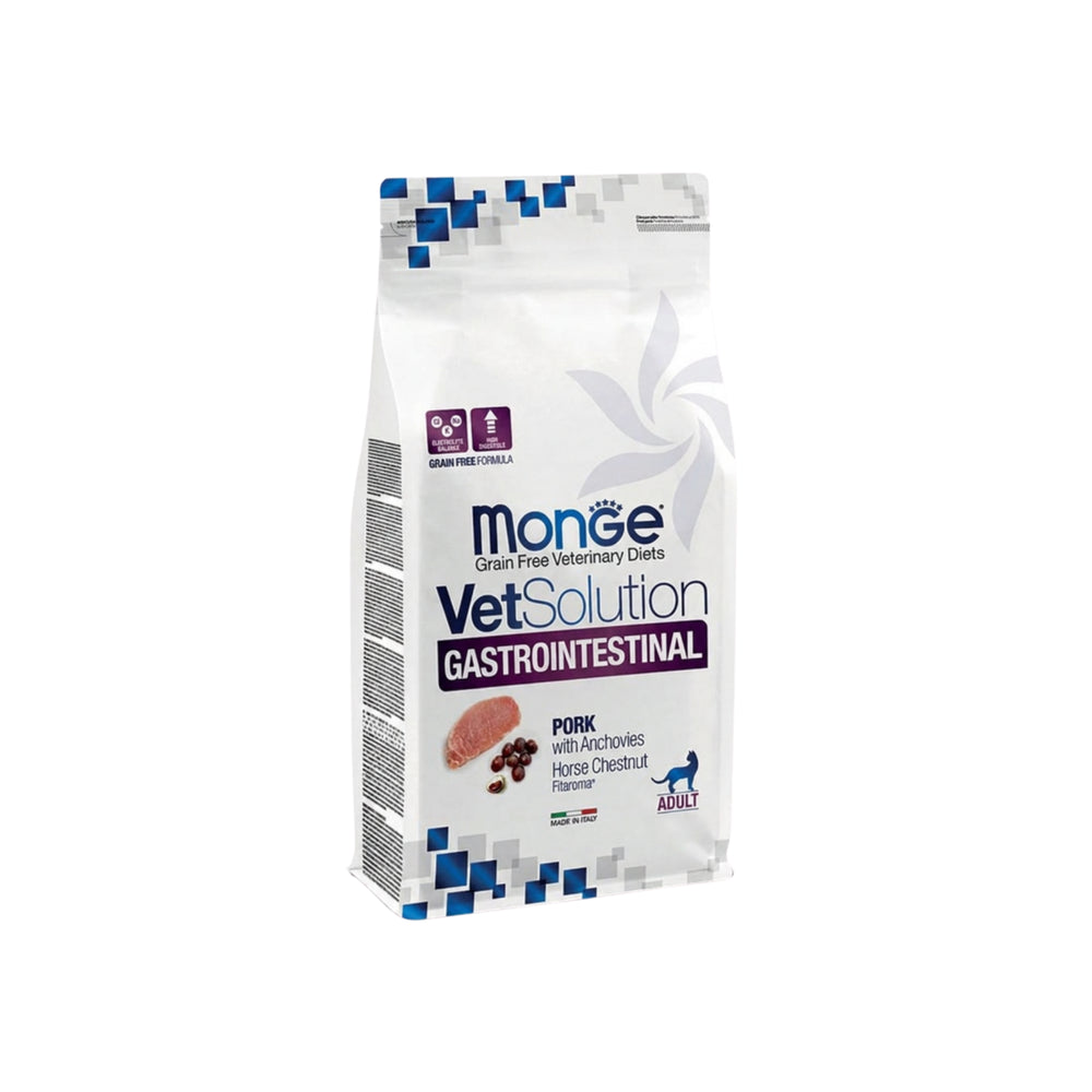 Monge VetSolution Gastrointestinal Gatto - Maiale con Acciughe Grain Free 1.5kg