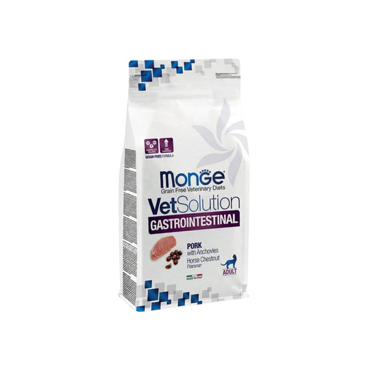 Monge VetSolution Gastrointestinal Gatto - Maiale con Acciughe Grain Free 1.5kg