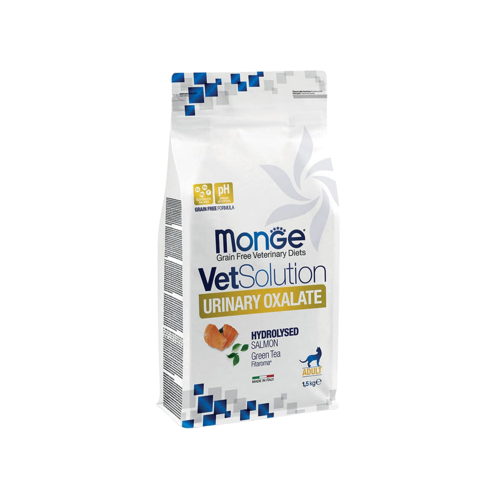 Monge VetSolution Urinary Oxalate Gatto - Salmone Idrolizzato Grain Free 1.5kg