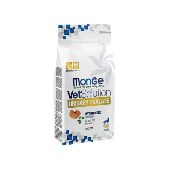 Monge VetSolution Urinary Oxalate Gatto - Salmone Idrolizzato Grain Free 1.5kg