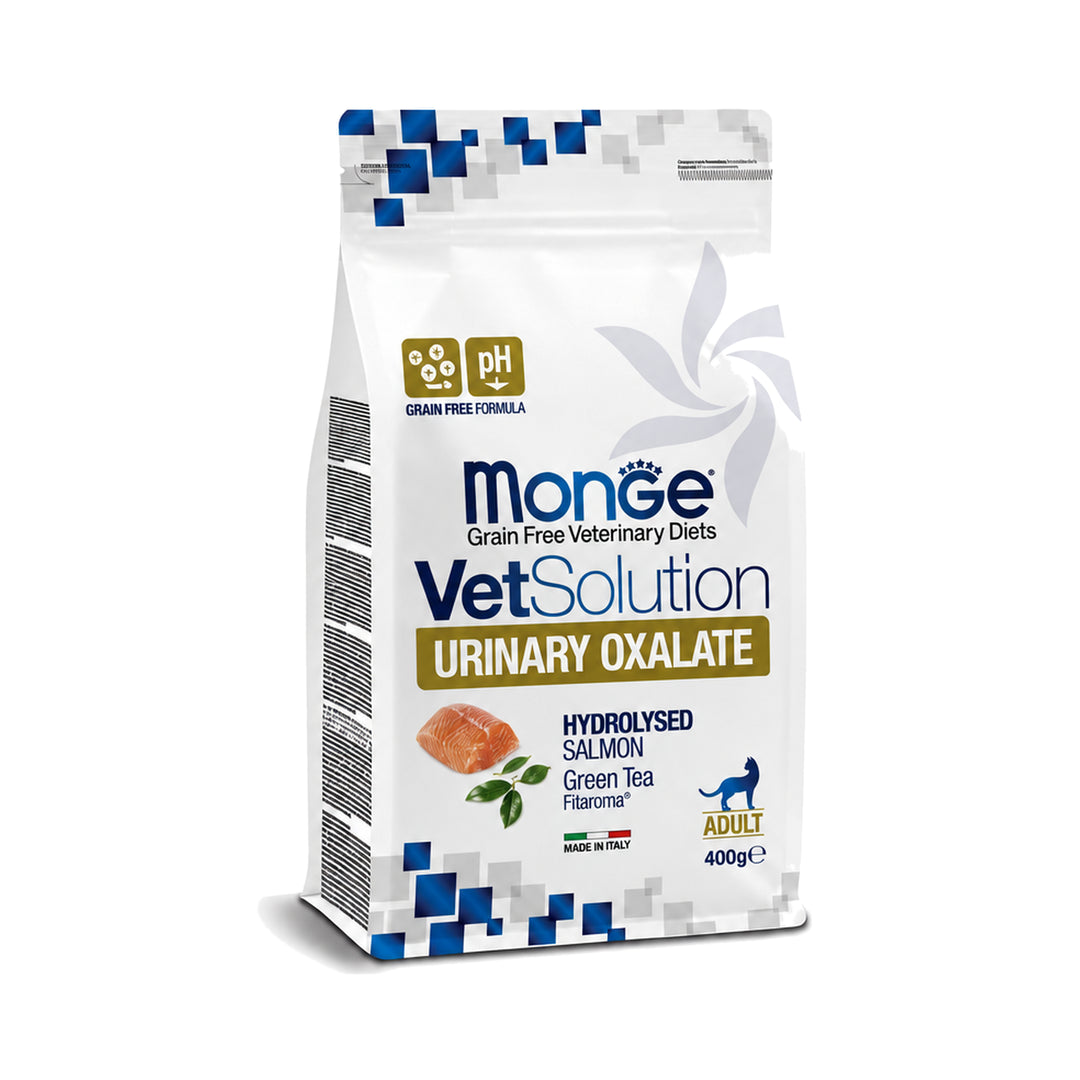 Monge VetSolution Urinary Oxalate Gatto - Salmone Idrolizzato Grain Free 400g