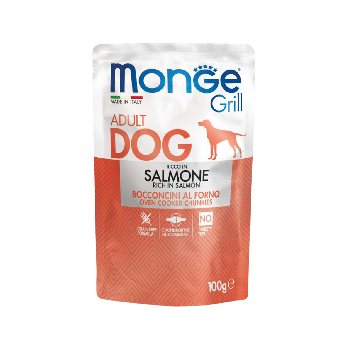 MONGE GRILL DOG ADULT BOCCONCINI SALMONE (12pz)