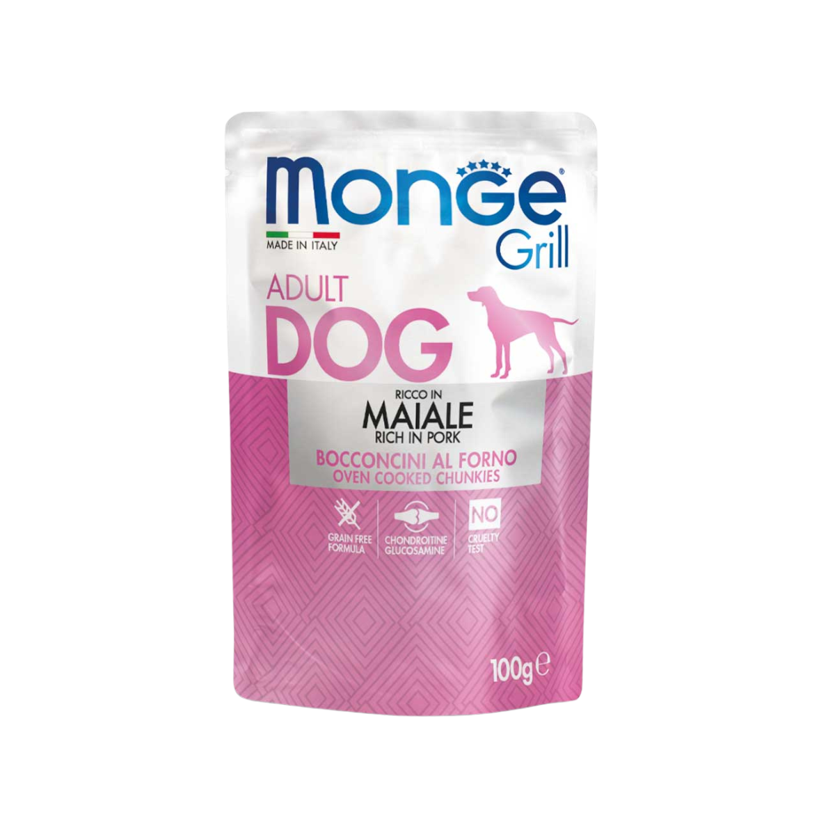 MONGE GRILL DOG ADULT BOCCONCINI MAIALE (12pz)