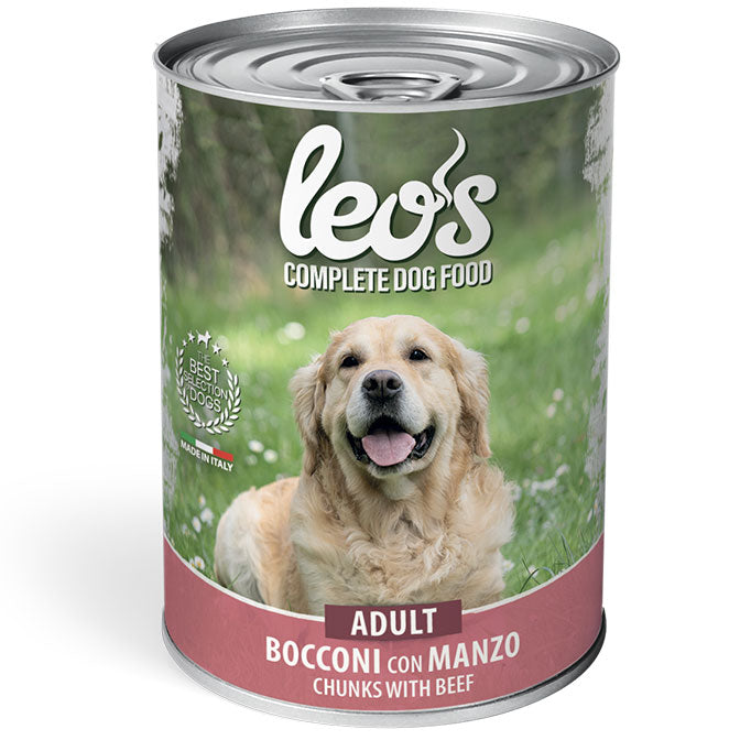 LEO'S DOG ADULT MANZO (12 pz)