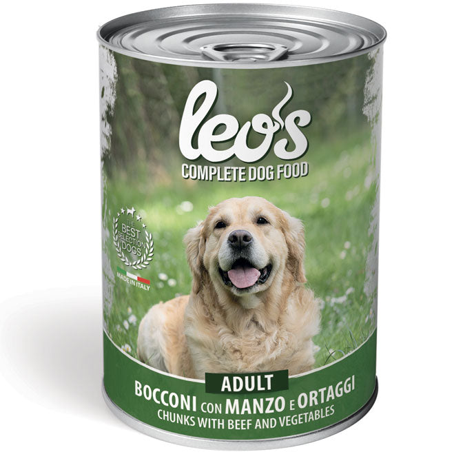 Leo's dog adult manzo e ortaggi (12 pz)