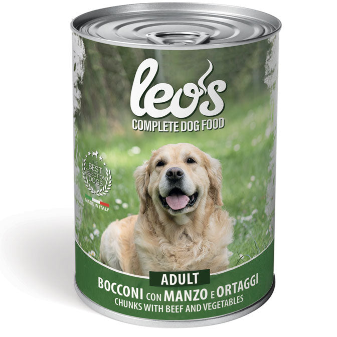LEO'S DOG ADULT MANZO E ORTAGGI (12 pz)