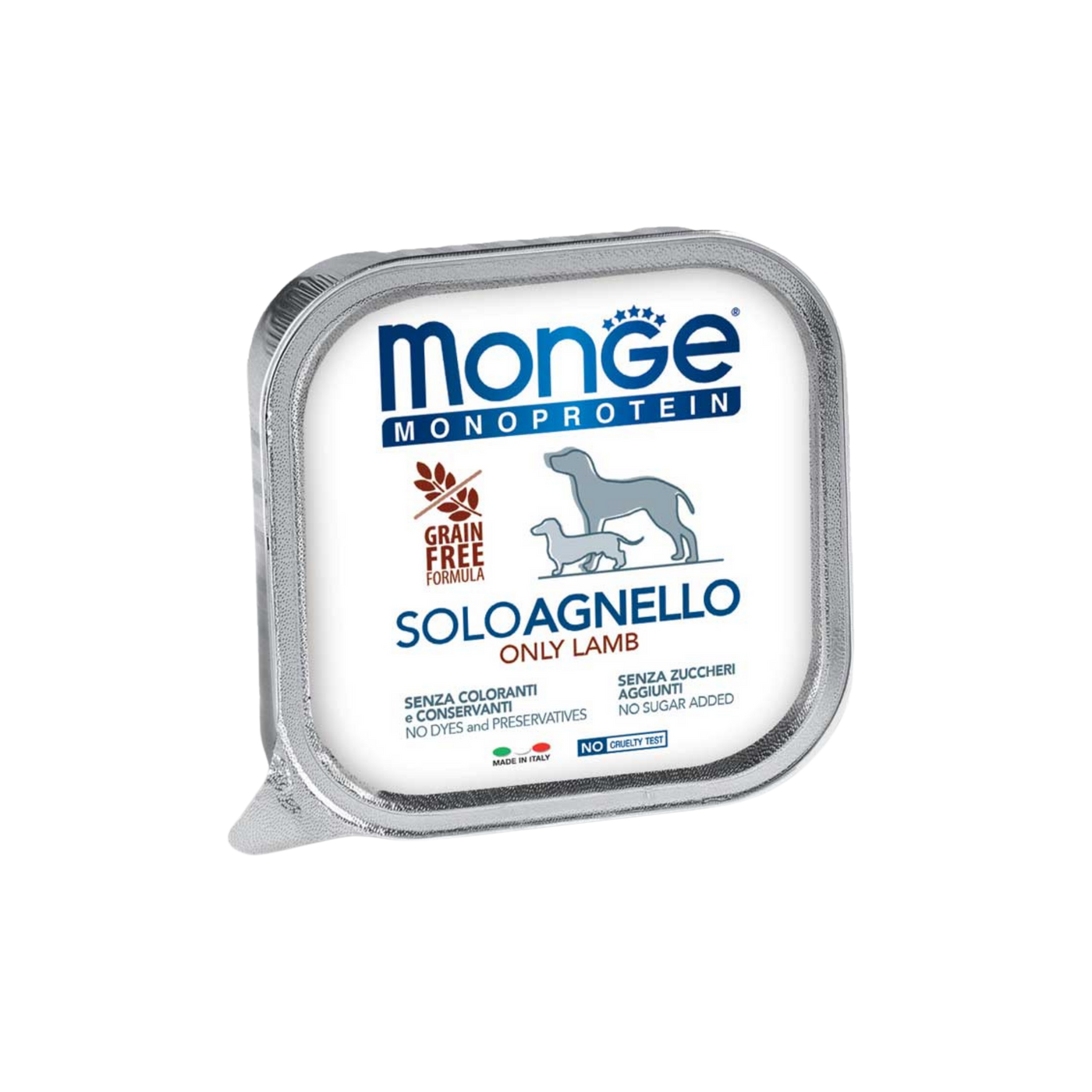 MONGE CANE MONPROTEIN PATE' SOLO AGNELLO 150g 7pz