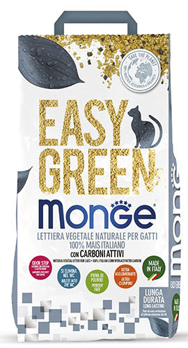 MONGE LETTIERA EASY GREEN CON CARBONI ATTIVI - 100% Mais Italiano