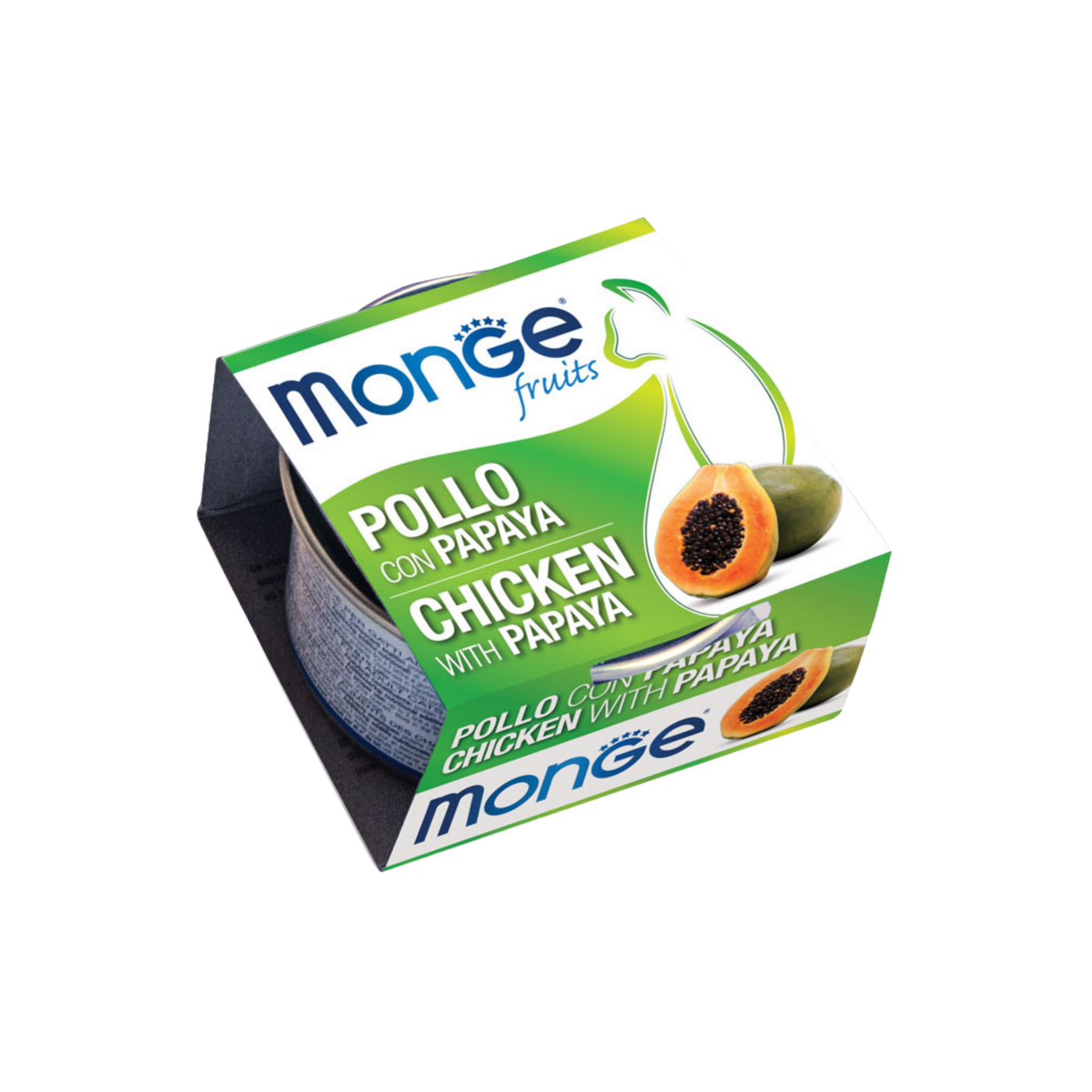 MONGE FRUIT GATTO POLLO E PAPAYA 80g (10pz)