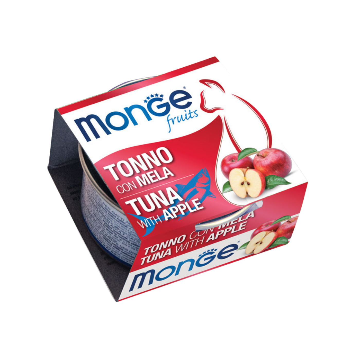 MONGE FRUIT GATTO TONNO E MELA 80g (10pz)
