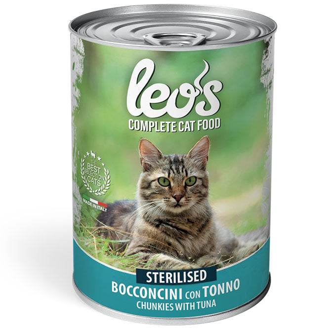 LEO'S CAT STERILISED TONNO (12 pz)