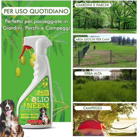 PAERSON OLIO DI NEEM SPRAY CANI E GATTI 700ml