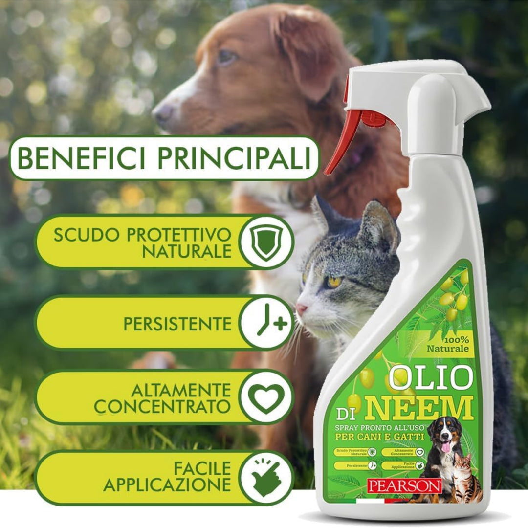 PAERSON OLIO DI NEEM SPRAY CANI E GATTI 700ml