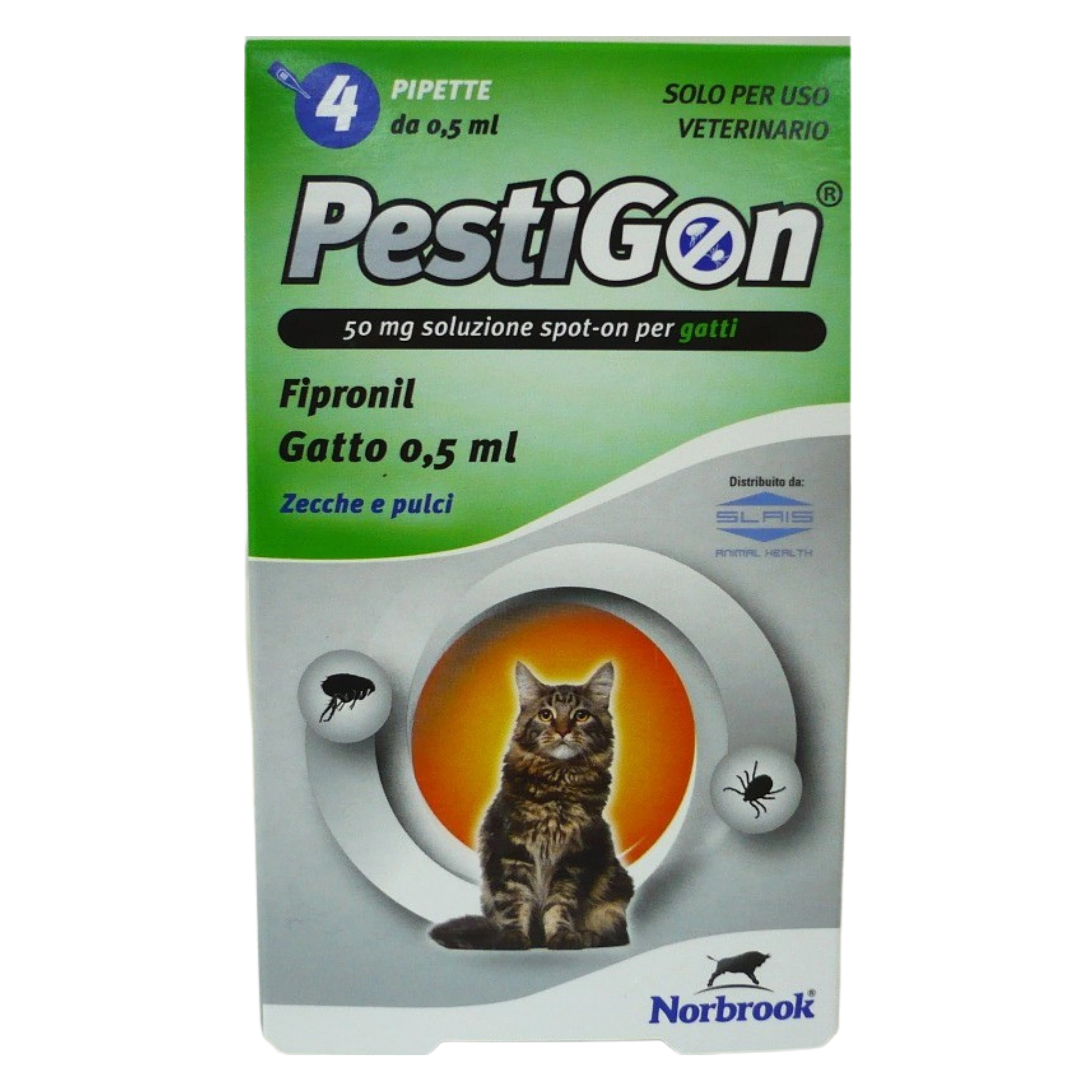 Pestigon Gatti Spot On 4 Pipette – Sarda Zootecnica