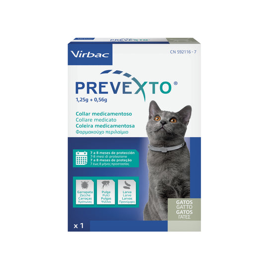 PREVEXTO COLLARE ANTIPARASSITARIO GATTI