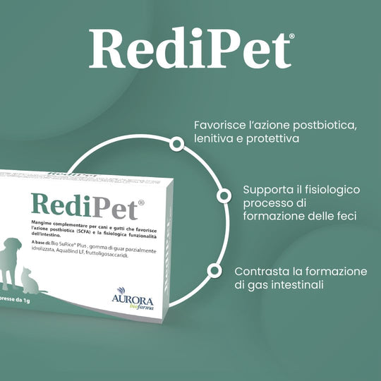 REDIPET 30cpr - Supporto Intestinale Per Cani e Gatti