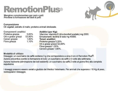 REMOTION PLUS - Stop Ai Boli Di Pelo