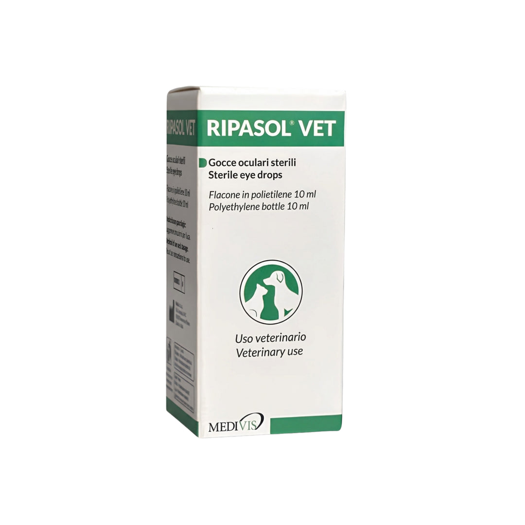 RIPASOL VET 10ml - Soluzione Oftalmica Lacrimale per Animali