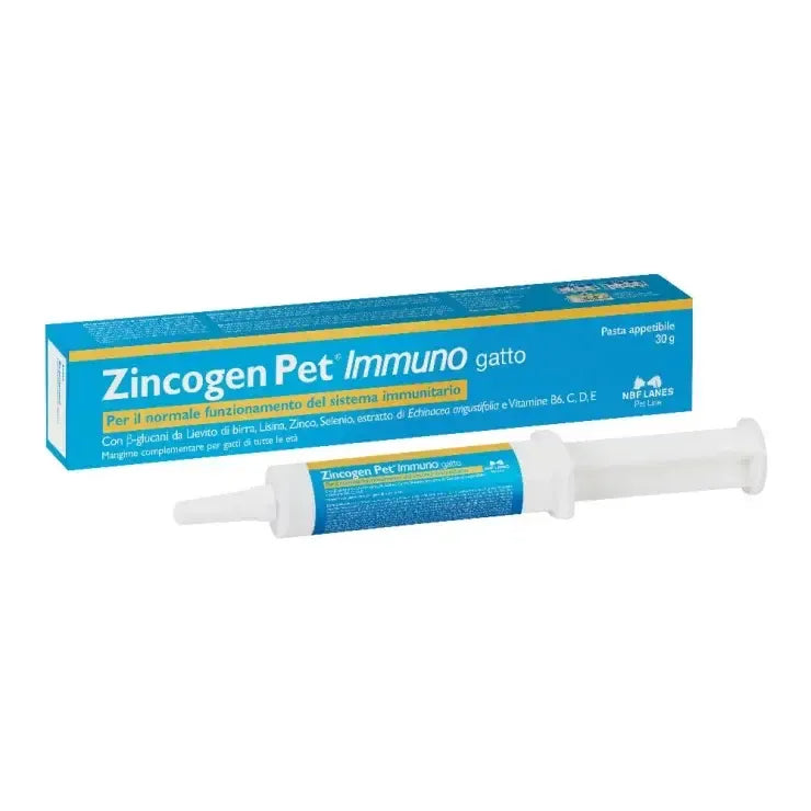 ZINCOGEN PET IMMUNO PASTA 30g - Rinforza l'Immunità del Gatto