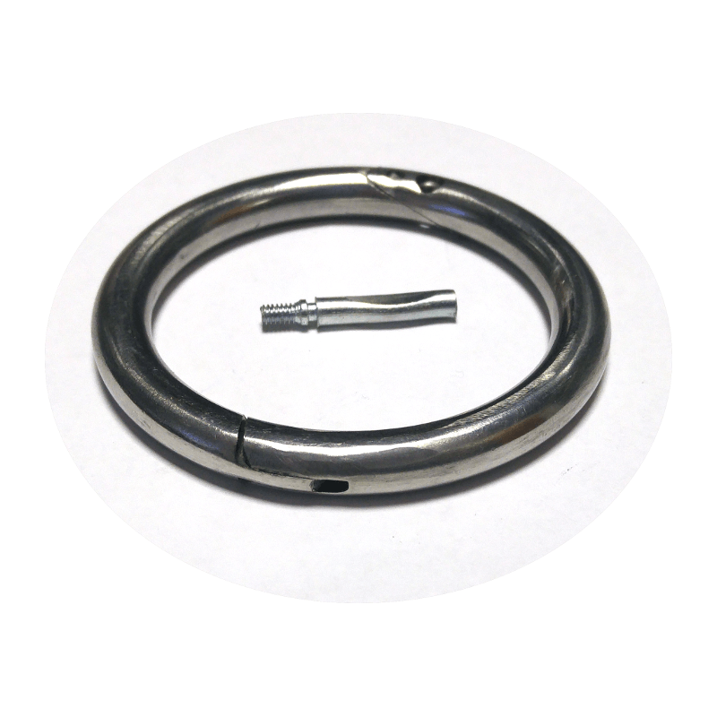 ANELLO ACCIAO INOX - per tori - Sarda Zootecnica