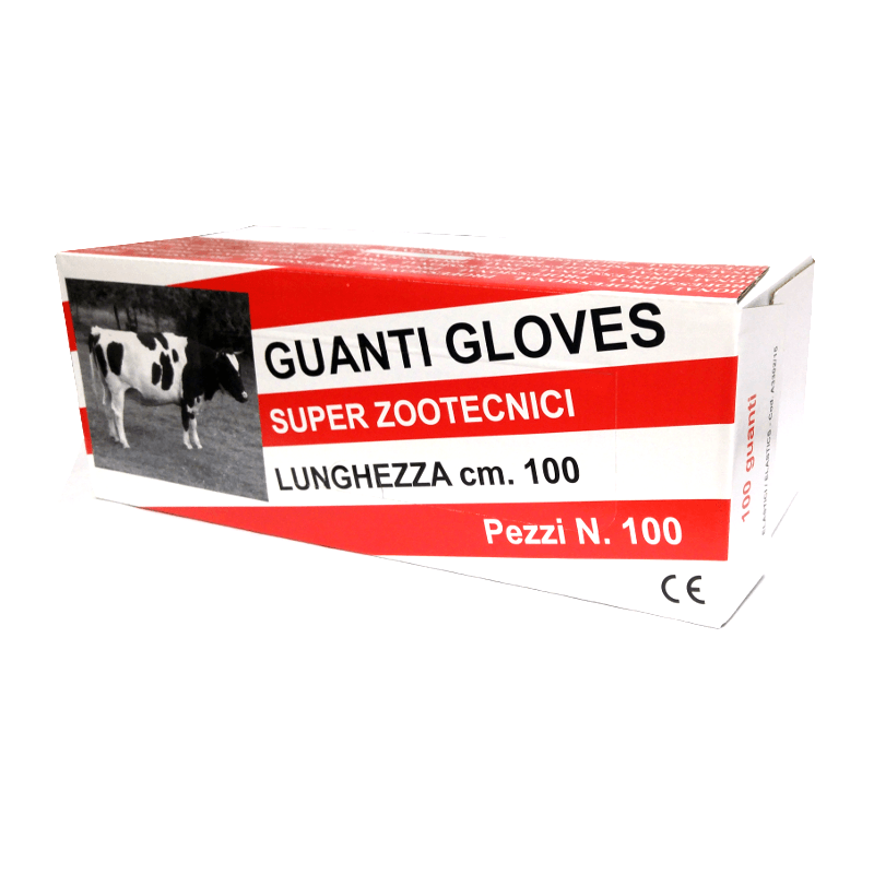 GUANTI GLOVES ELASTICIZZATI (100 pezzi) – Per fecondazione - Sarda Zootecnica