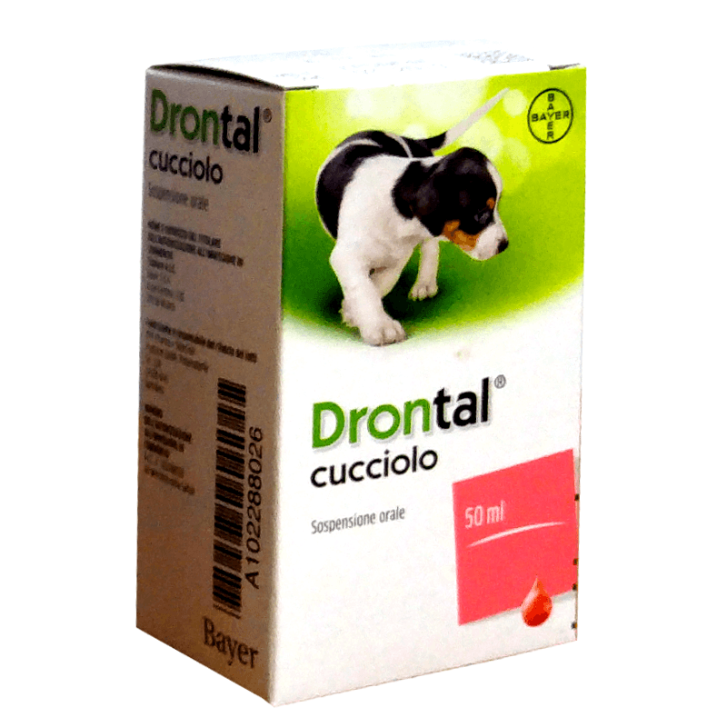 DRONTAL CUCCIOLO 50ml  - Contro i parassiti intestinali - Sarda Zootecnica