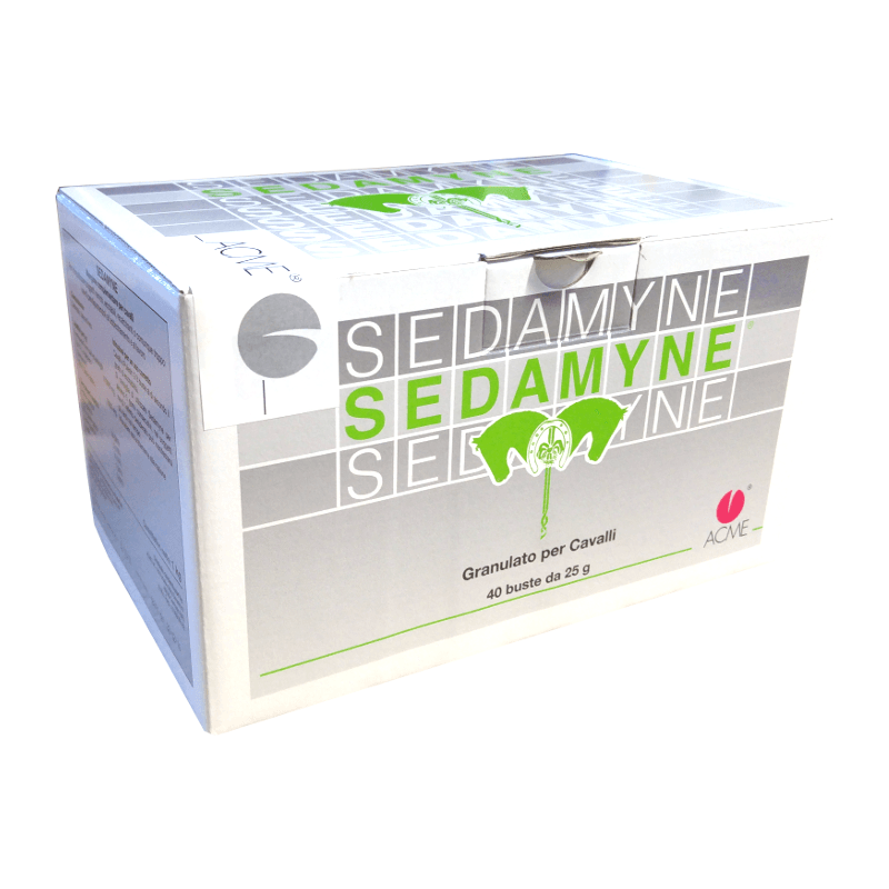 SEDAMYNE 40 buste da 25 gr – Tranquillante per cavalli nervosi - Sarda Zootecnica