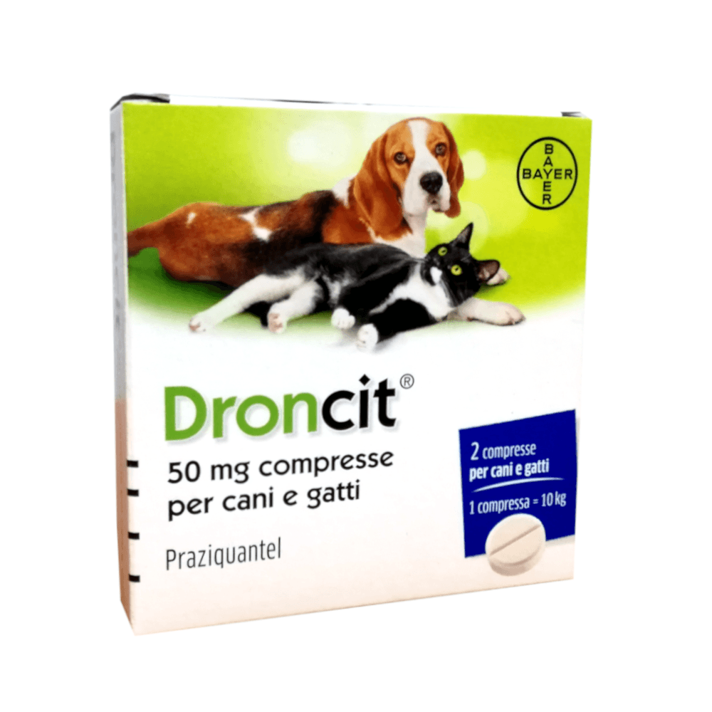 DRONCIT (2 cpr) – Elimina i parassiti intestinali di cani e gatti - Sarda Zootecnica