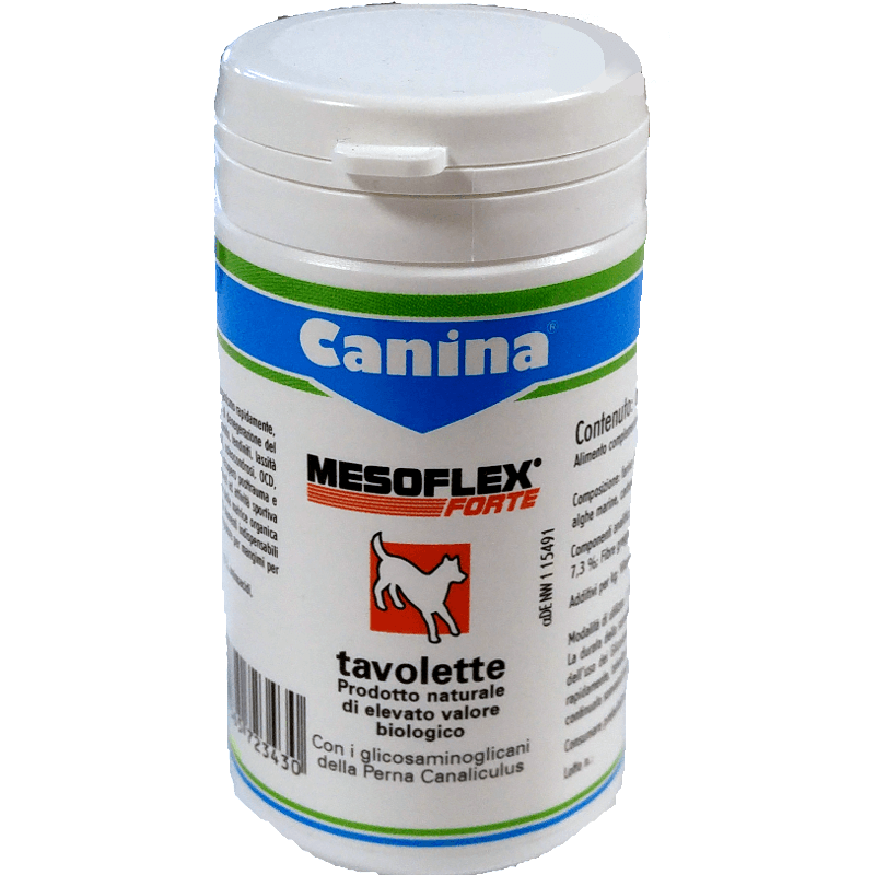 MESOFLEX FORTE 60 TAVOLETTE – Per dolori articolari del cane - Sarda Zootecnica