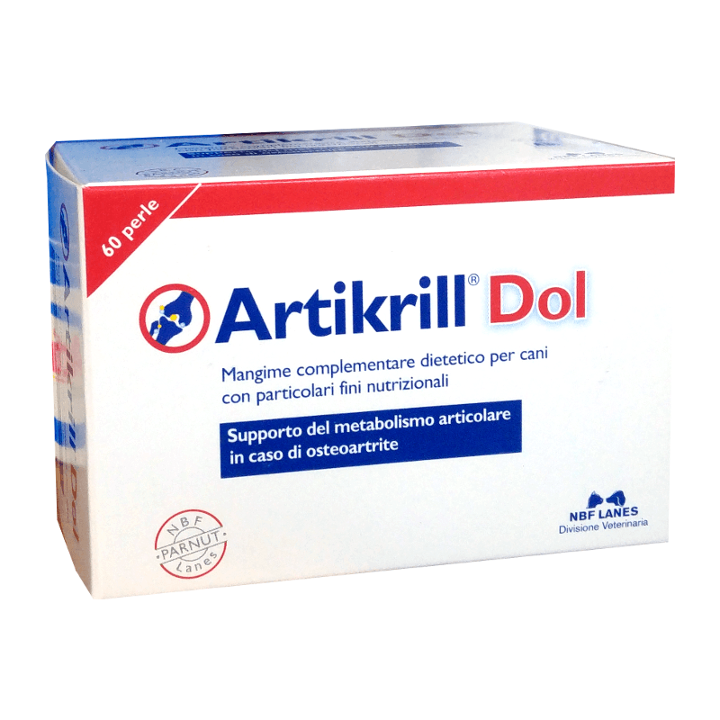 ARTIKRILL DOL CANE (60 PERLE) -  Contro osteoartrite e infiammazioni - Sarda Zootecnica