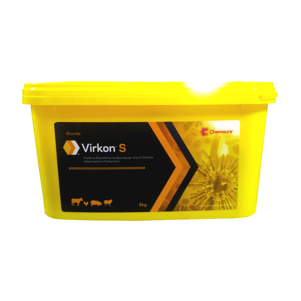 VIRKON ”S” 5 Kg – Disinfettante universale ad ampio spettro - Sarda Zootecnica
