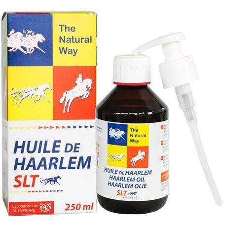 Olio di Haarlem, ottimo per massagi per cavalli