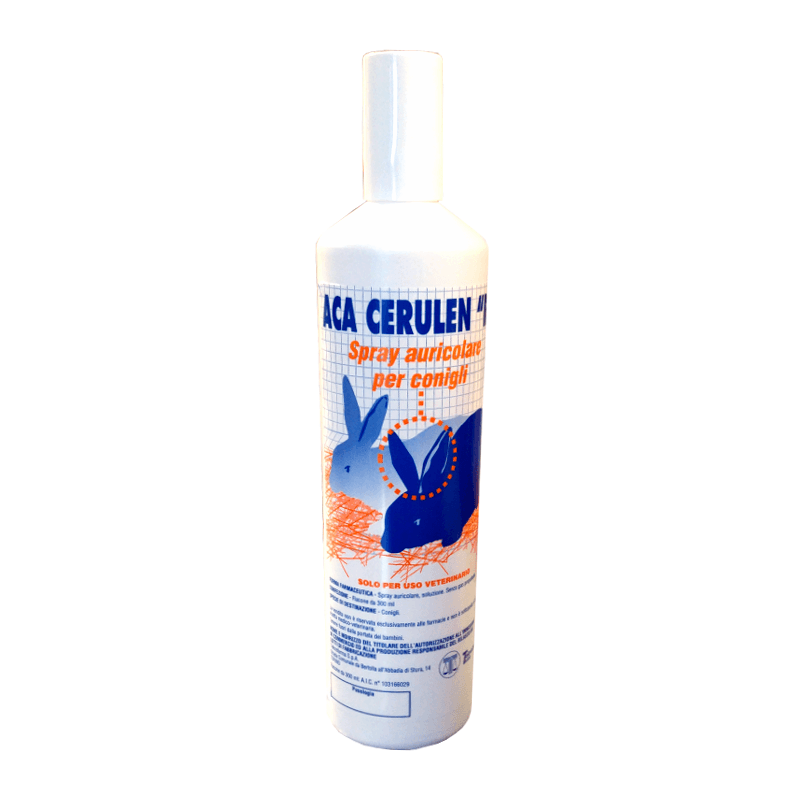 ACA CERULEN R 300 ml - Soluzione auricolare per conigli - Sarda Zootecnica