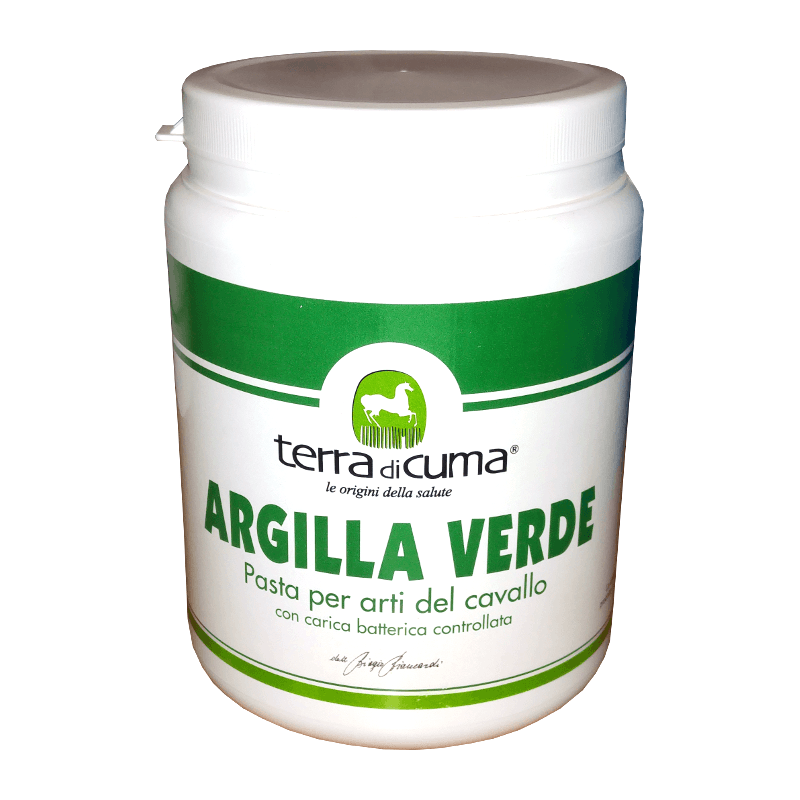 ARGILLA VERDE 1kg - pasta defaticante per cavalli - Sarda Zootecnica