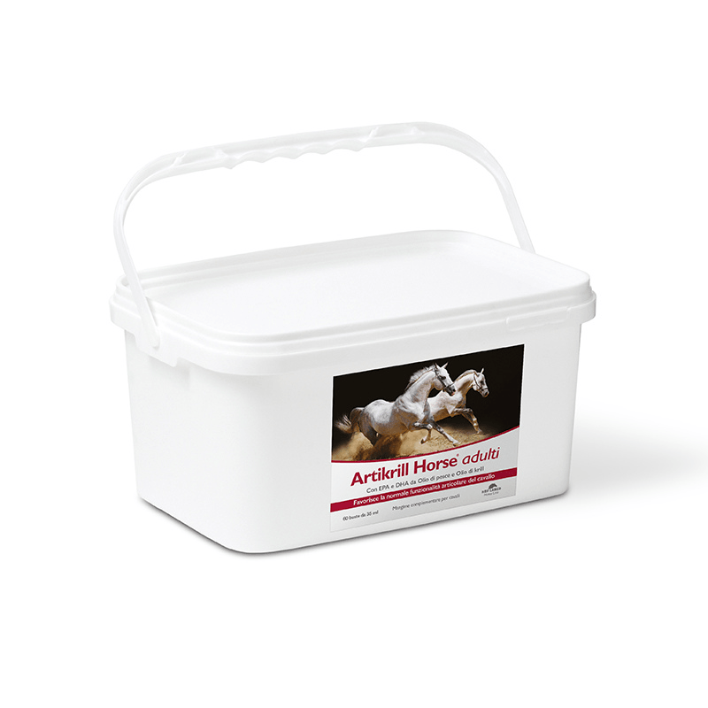 ARTIKRILL HORSE ADULTI (60 buste da 35 ml) – Migliora la funzionalità articolare del cavallo - Sarda Zootecnica