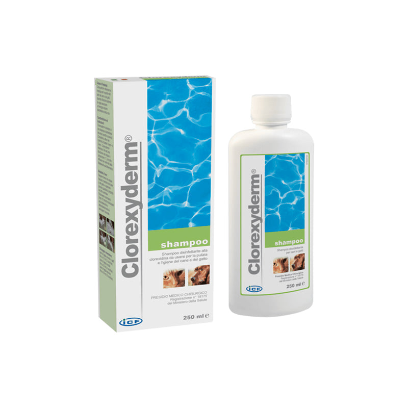 Clorexyderm shampoo 250 ml igiene per il tuo cane e gatto