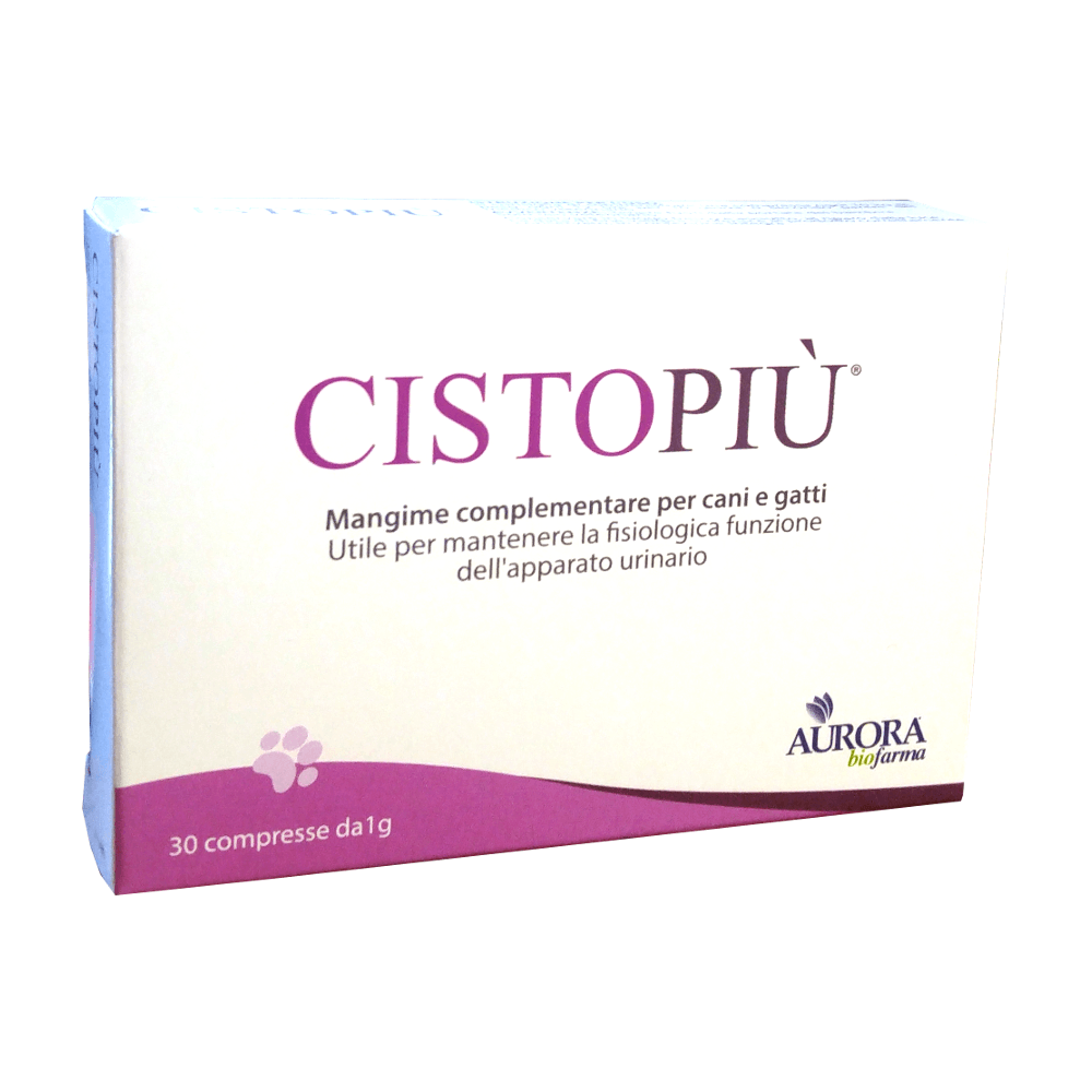 CISTOPIU’ COMPRESSE (30 cpr) – Mantiene la fisiologia dell’apparato urinario - Sarda Zootecnica