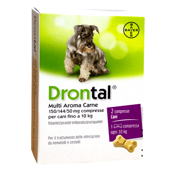 Drontal Cane Multi Aroma Carne 2 cpr – Combatte i parassiti intestinali –  Sarda Zootecnica